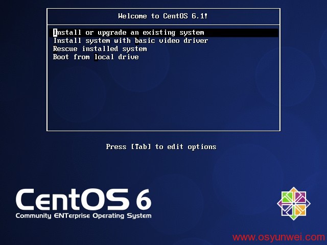 CentOS 6.1安装图解教程